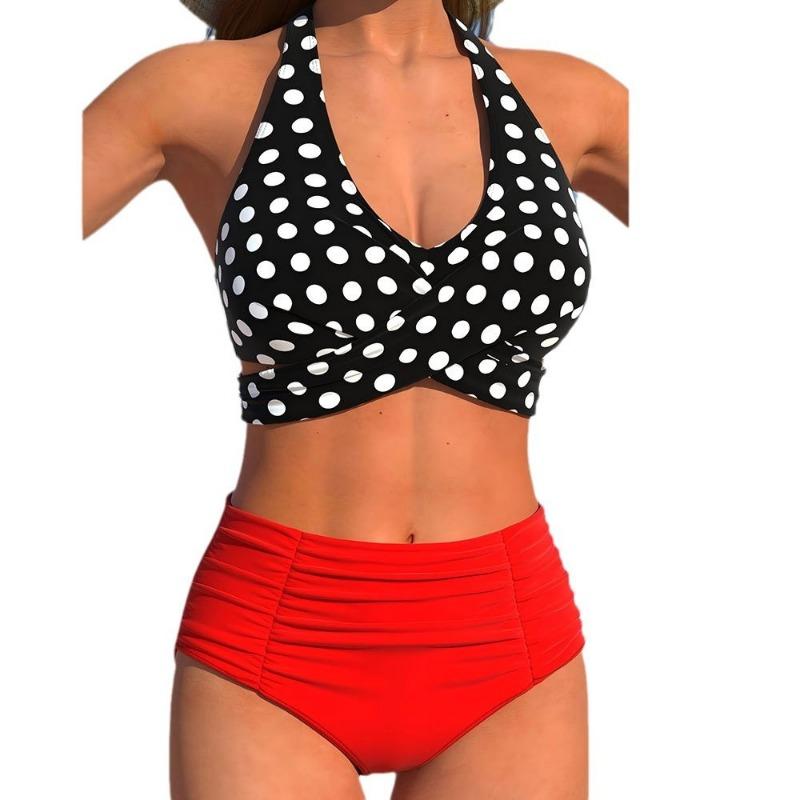 Popular Bikini New Sexy Cross-strap Backless Hot-selling Women's Swimsuit Swimsuit