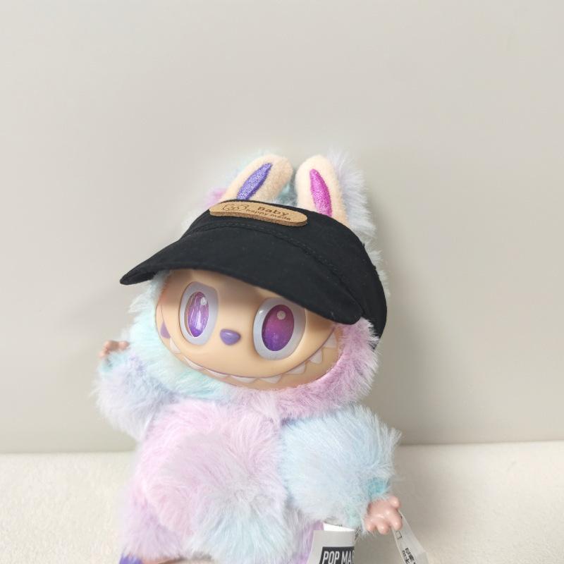 Labubu 17CM Vinyl Pendant Baseball Cap with Macaron Doll Dress-Up Accessories, In Stock