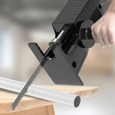 Adapter für Säbelsäge, ABS + Schnellarbeitsstahl, tragbare elektrische Stichsäge zum Schneiden von Holz und Metall, Bohrwerkzeug mit Akku-Adaptersatz