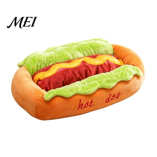 Einzigartiges Hundegeschenk für Tierliebhaber Warmes Bett, Abnehmbare Waschbare Matte, Gemütliches Plüsch-Nestbett Niedliche Kleine Hunde Katzen Innenbereich Anti-Rutsch Sofa
