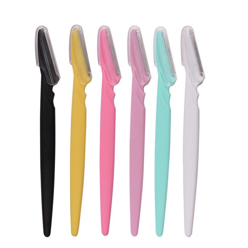 Beginner-Friendly Eyebrow Razor with Safety Net and Sharp Stainless Steel Blade