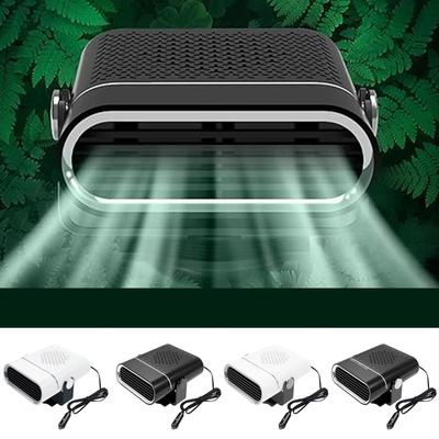 Calentador Portátil para Coche para 12 Calentador Descongelador Desempañador Desempañador Calor Ventilador Secador Automático Descongelador de Parabrisas Enchufe Encendedor