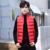Men's Stand-up Collar Zipper Vest Jacket - Down Cotton, Plus Size, 2019.