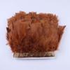 Feather 10-15Cm Large Flat Cloth Edge Stage Clothing Material Turkey Feather Cloth Belt Car Doll Diy Decoration