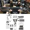 For Honda CRV CR-V 2007-2011 Soft Carbon Fiber Car Dashboard Central Control Gear Shift Panel Trim Sticker Accessories