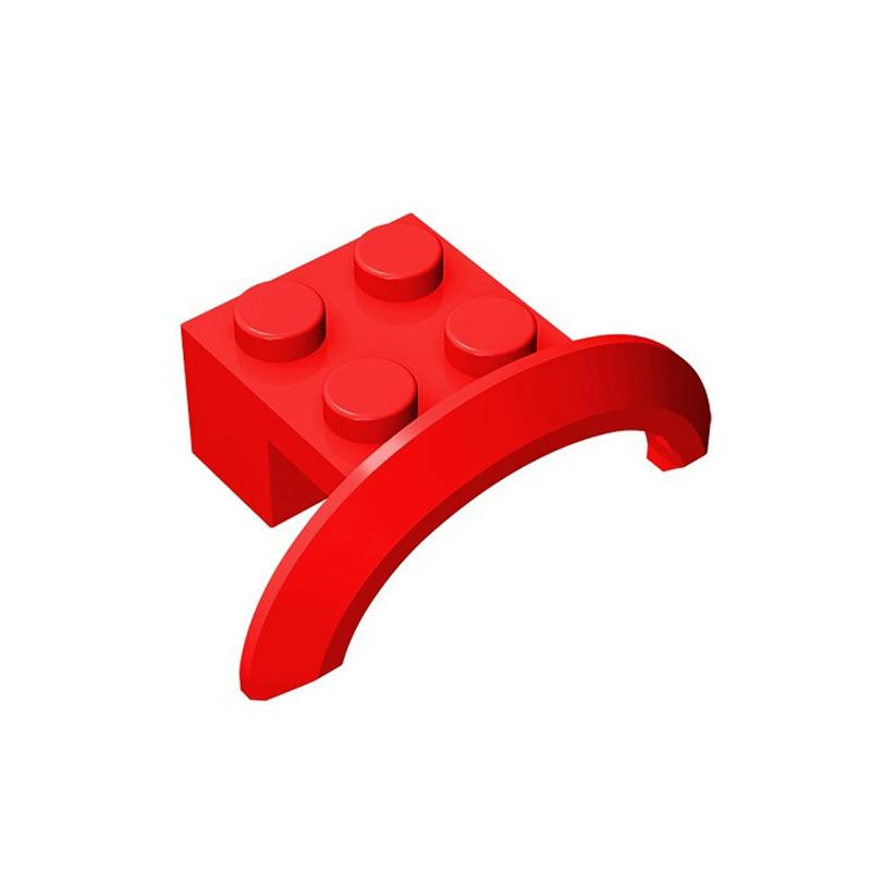 50pcs Mudguard 98282 4x2 1/2x1 Building Blocks Kit Arch Rounded Vehicle Bricks Particle Puzzle Idea Toys Children Kid Gifts
