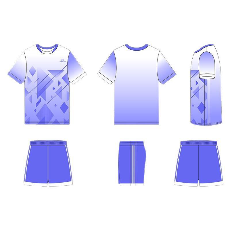 Unisex Badminton Sport Jersey Set Short Sleeve Training Uniform Team Competition