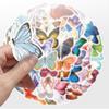 50Pc Colorful Butterfly Stickers Skateboard Stickers Extreme Sports Stickers Trolley Case Guitar Mug Notebook Trend Stickers