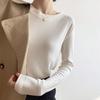 Women's Slim Fit Velvet Self-Heating Long-Sleeve Top for Autumn/Winter