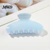 Gentle Pastel Hair Clip Back Head Claw, Macaron Color Shower Clip, Smooth Surface Large Long Claw Anti-Slip Teeth Accessory for Buns Commuting Travel