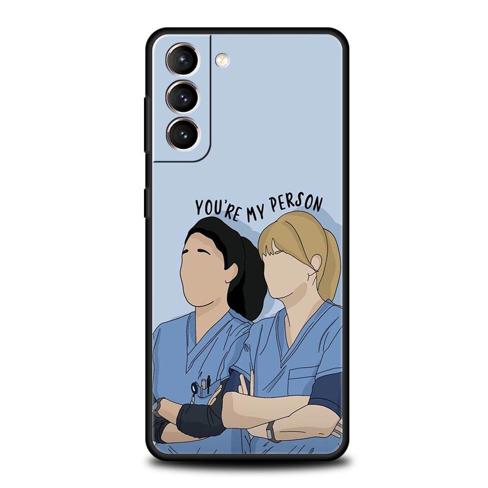 Greys Anatomy Phone Case Cover for Samsung Galaxy S26 S25 S24 S23 S22 S20 S21 FE Ultra S25 Edge Plus 5G Soft TPU Shell Funda Bag