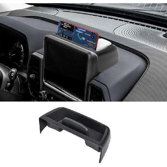 3PCS Center Console Organizers Compatible With -2024 Ford Bronco Sport CX430 Dash Storage Tray And Armrest Storage Box Armrest Hidden Tray Interior Dash Storage Tray