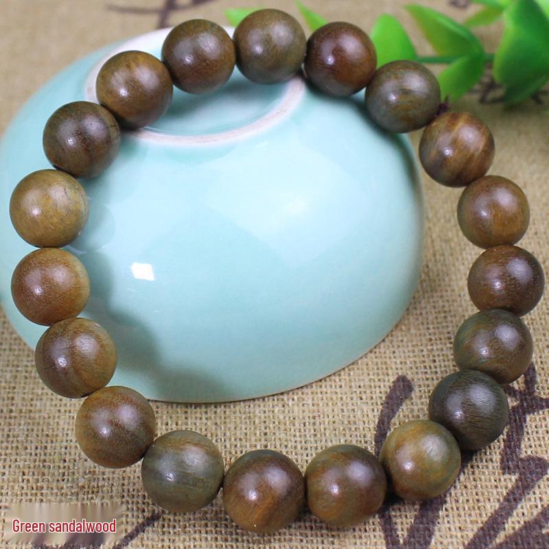 Sandalwood 10MM Single Loop Bracelets - Unisex Buddhist Beads Rosary Jewelry