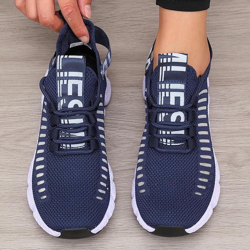 Women's Platform Sports Shoes with Fashionable Trendy Design Breathable Comfortable Shoes Outdoor Hiking  Walking Casual Shoes