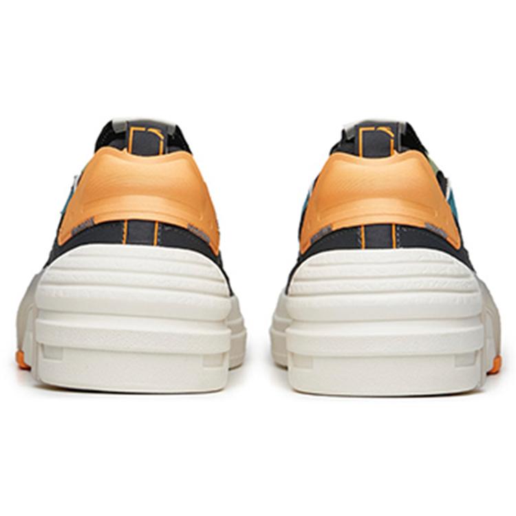 New Anta Life Collection ADO PRO Slip Resistant Cushioning Wear Resistant Low Top Skateboard Shoes White Gray 112228071-3