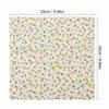 7Pcs Orange floral print Cotton Fabric Pure cotton material Fabric Scrap  Patchwork production