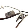 Pristine DITA Glasses WANDOUIR Two point Silver mens DTX180-A-03 Used