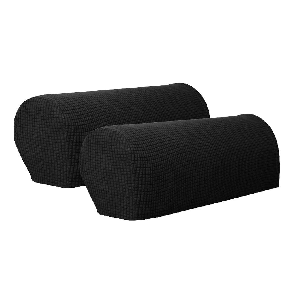 1 Pair Pet Curved Sofa Armrest Cover for Furniture
