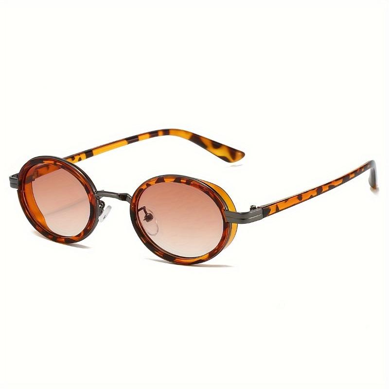 Неполяризованные шикарные овальные модные солнцезащитные очки для женщин и мужчин - — фото 11