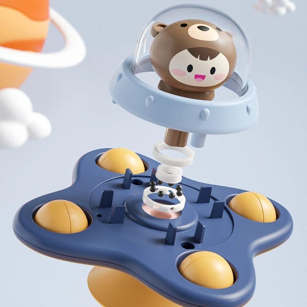 Anti-Anxiety Educational Spinning Top Toy Colorful Cute Animal Bath Toys  Kids
