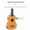 21-inch Wood Grain ABS Fiber Beginner Ukulele - Four-String Musical Instrument