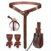 Medieval Viking Leather Cosplay Costume – Magic & Steampunk Props for Halloween