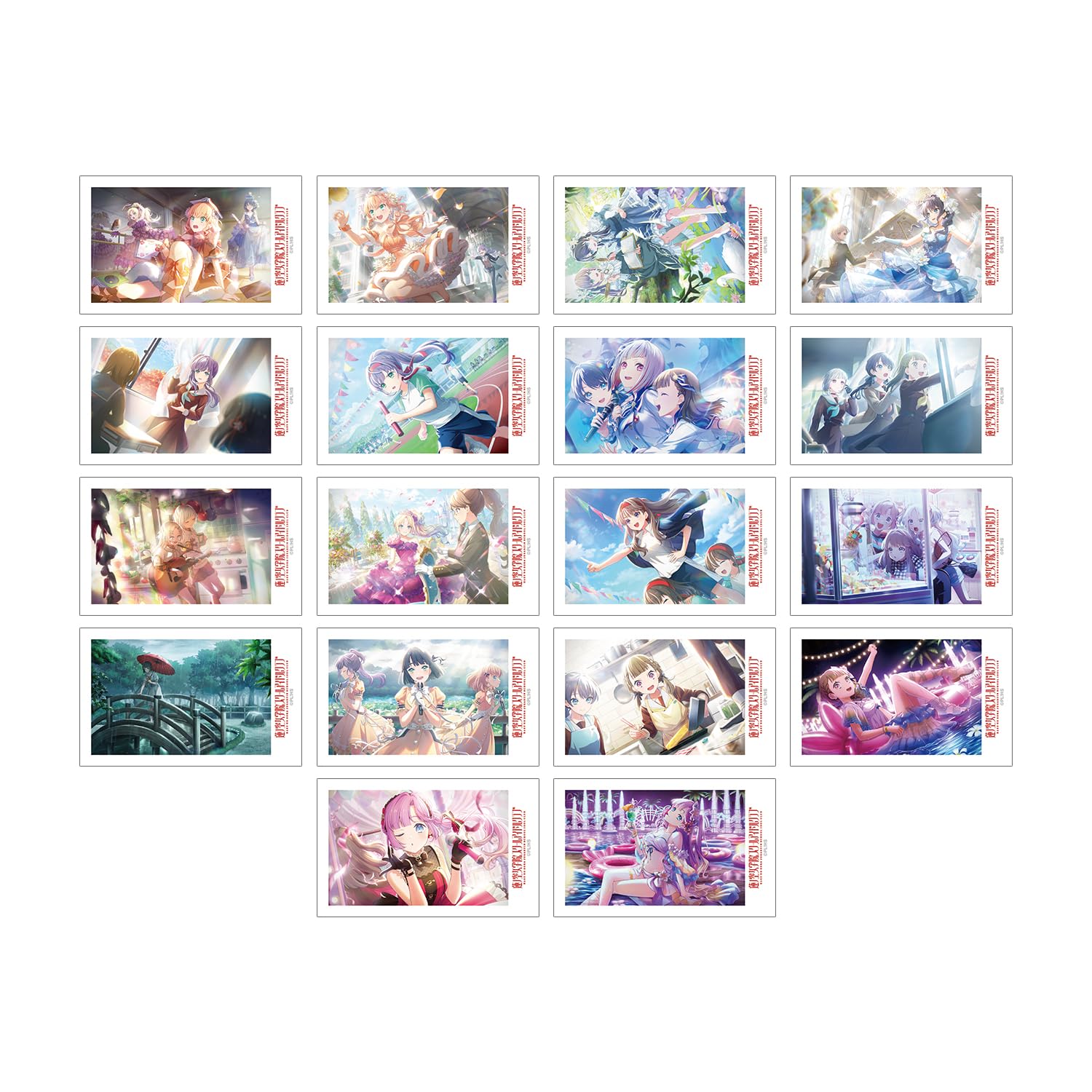 

Love Live Хасунозора Академия Девушек Клуб Школьных Идолов Карточки с Иллюстрациями в Стиле Мгновенной Фотографии Vol.3 Коробка 18 Штук