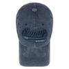 Men's Fashionable Faded Baseball Cap with 3D Embroidered Lettering and Soft Washed Cotton