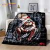 Record of Ragnarok Anime Cartoon Weiche Plüschdecke, Flanelldecke, Überwurfdecke für Wohnzimmer, Schlafzimmer, Bett, Sofa, Picknick-Abdeckung