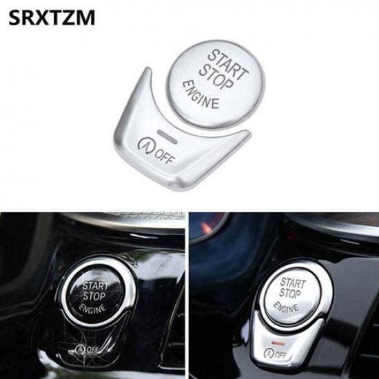 For BMW 5 Series G30 2017 2018 Car Start Stop Engine Push Off Button Trim Cover