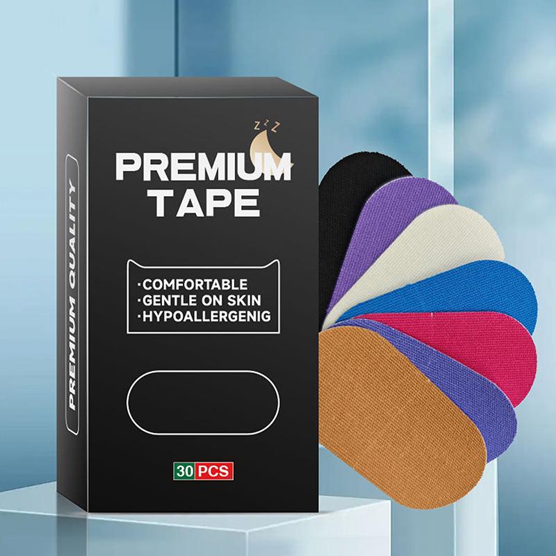 30Pc Anti-Snoring Stickers per Box Mouth Breathing Improvement SleepQualityEnhancer Adult Snore ReductionMouth CorrectivePatches