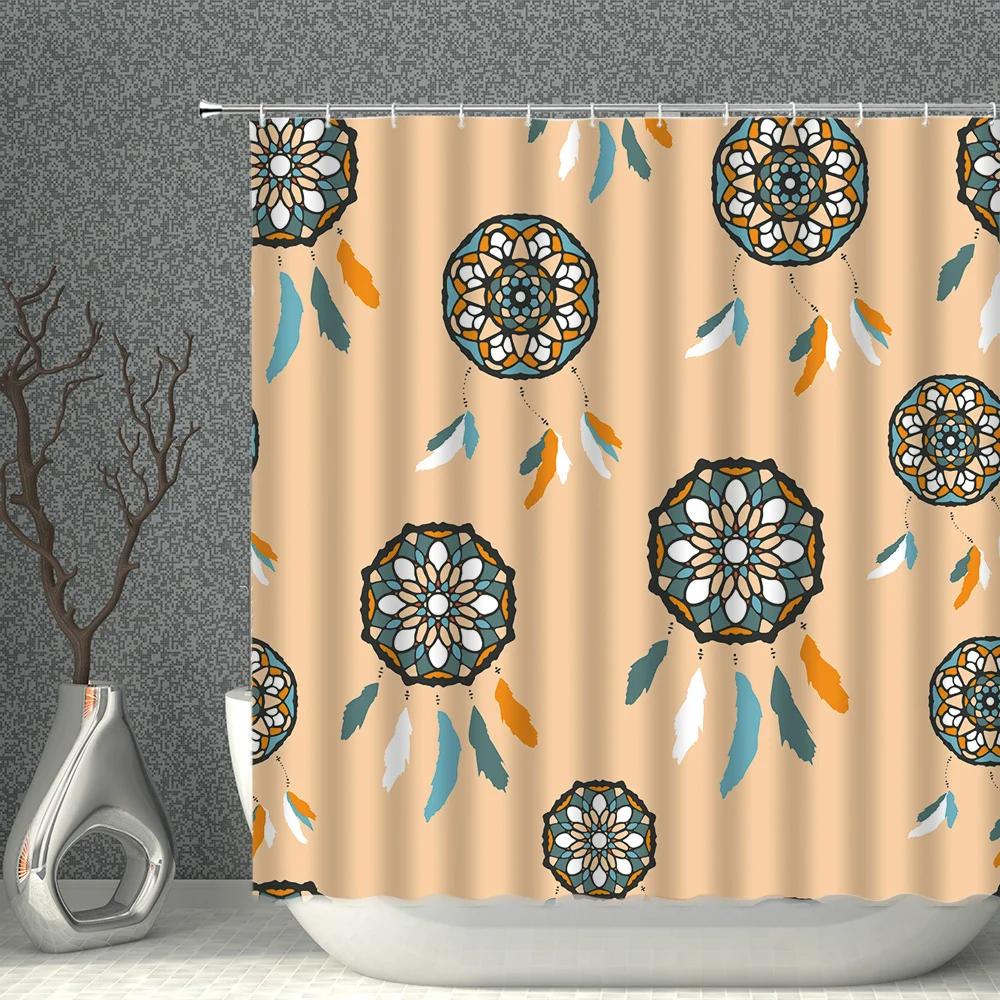 

3D Шторки для душа Бирюзовый Геометрический Градиент Неправильный Принт Водонепроницаемая Ткань Занавеска для ванной с Крючком Домашнее Украшение W90XH180cm