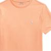 Polo Ralph Lauren T-Shirt Embroidered Pony Logo Pattern Solid Color Cotton Knit Crew Neck Short Sleeve Pullover Kids Tops Orange 323832904-508