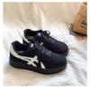 Niche retro gray women's summer new platform sports casual board shoes