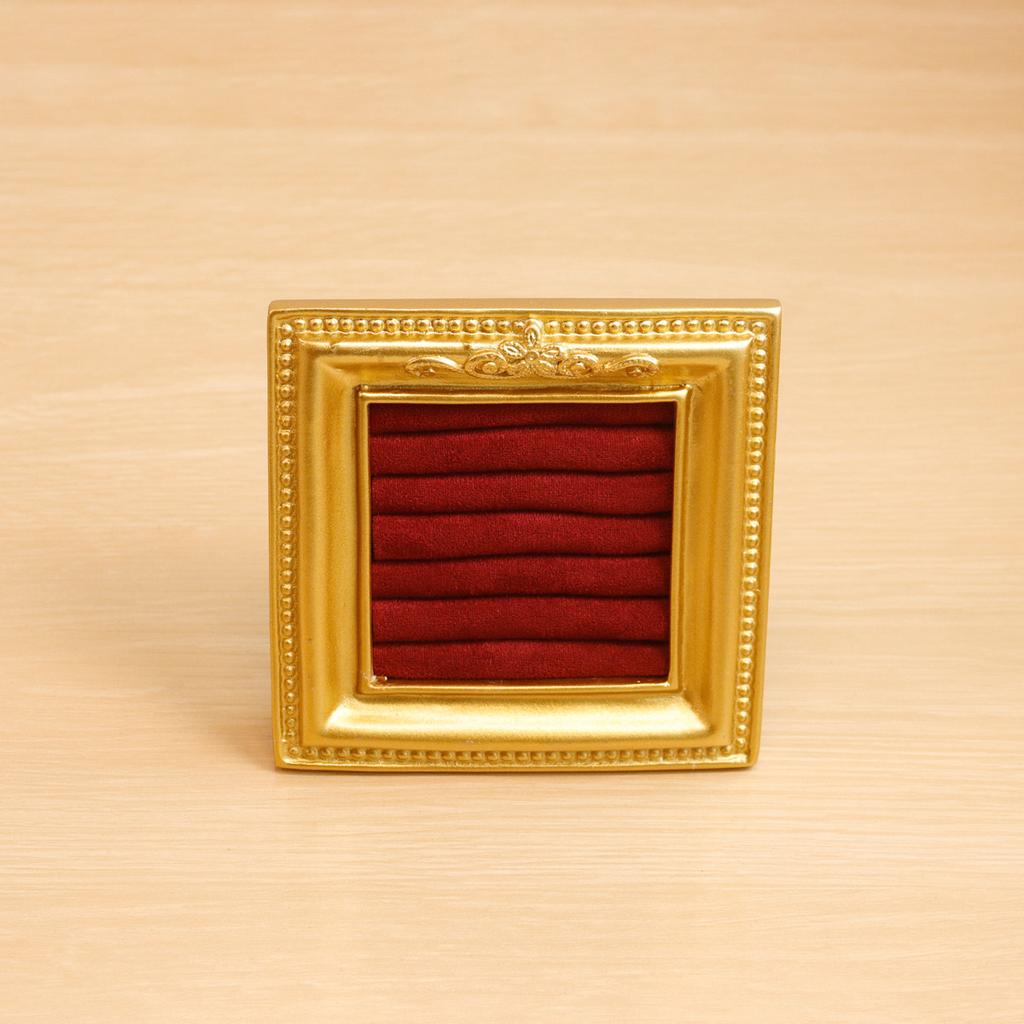Jewelry display rack, vintage photo frame, ring plate, jewelry store display, storage, photography props, household ornaments