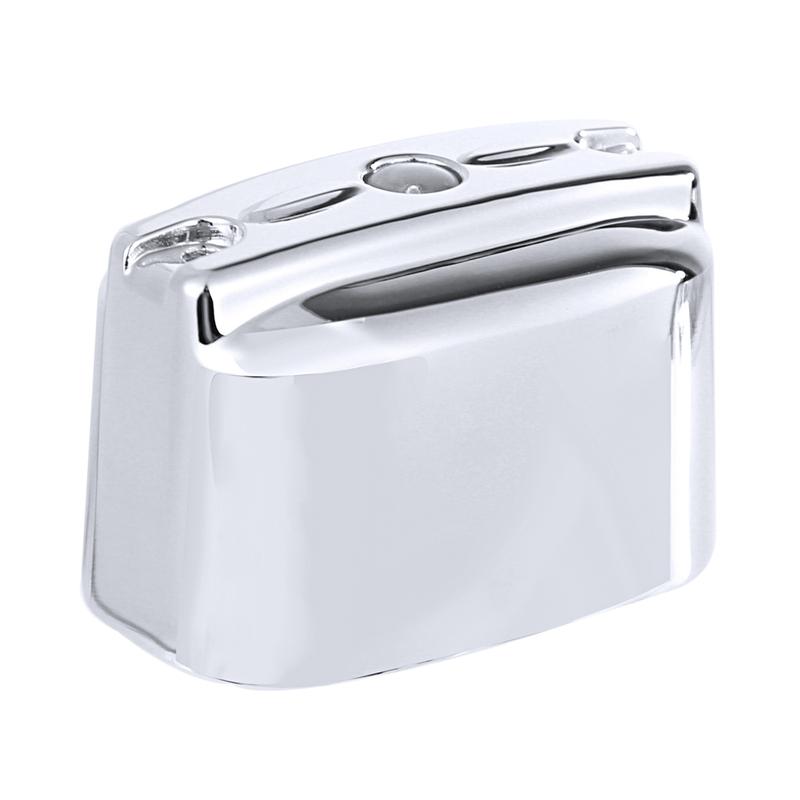 Chrome Aluminum Rear Brake Master Cylinder Cover For Harley 2000-2017 Heritage Softail Fatboy FLSTF