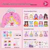Princess Makeup Bag & Sticker Set - Cute DIY Dress-up Toy for Kids