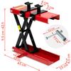 Mp1 Motorcycle Lift Black And Red