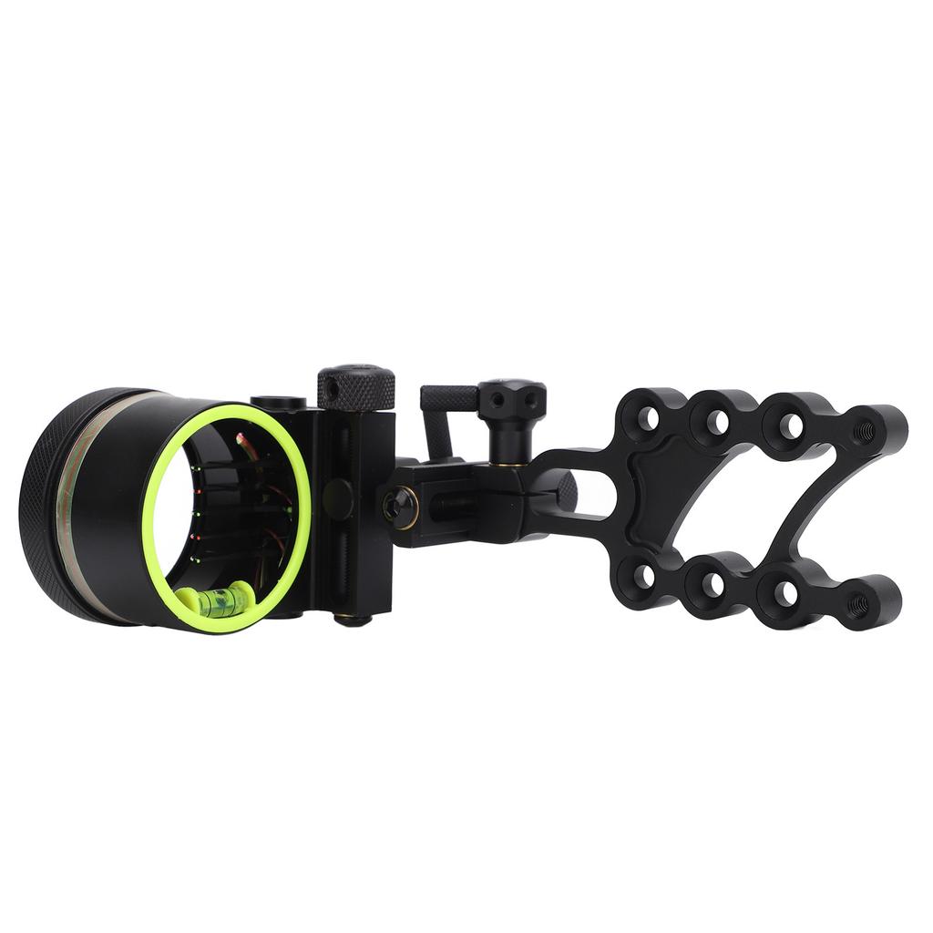 Bogenschießen 5-Pin Visier Aluminiumlegierung Präzise Verstellbarer Winkel Bogenschießen Compoundbogen Visier für Professionelle Anfänger