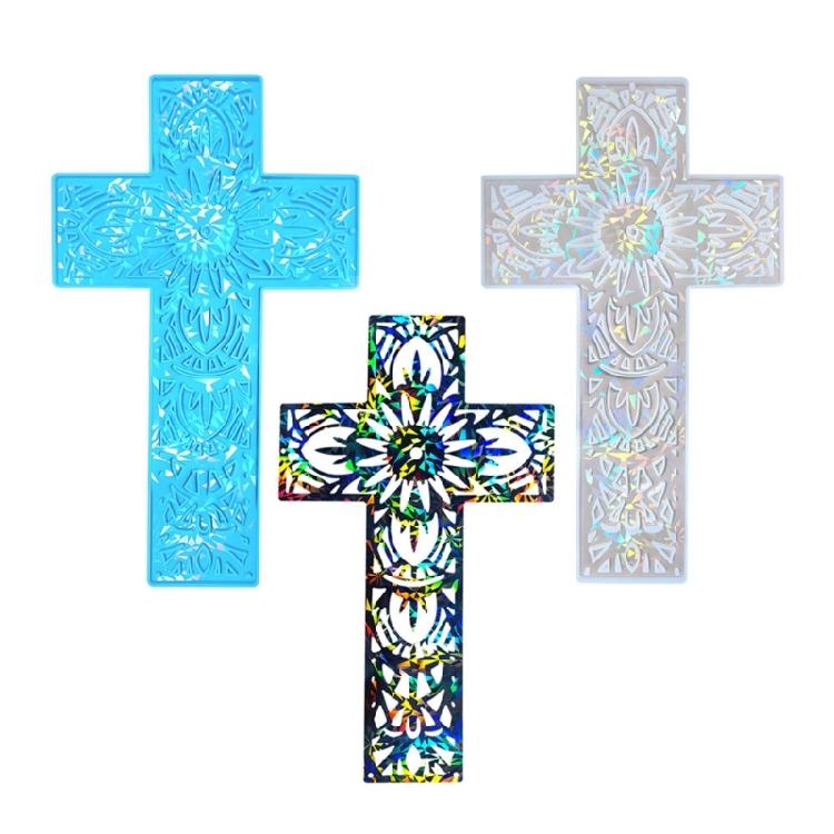 Multipurpose Sturdy Silicone Mould for Crosses Plaster Accessory Portable for Artistics and Craft Supplies Lovers