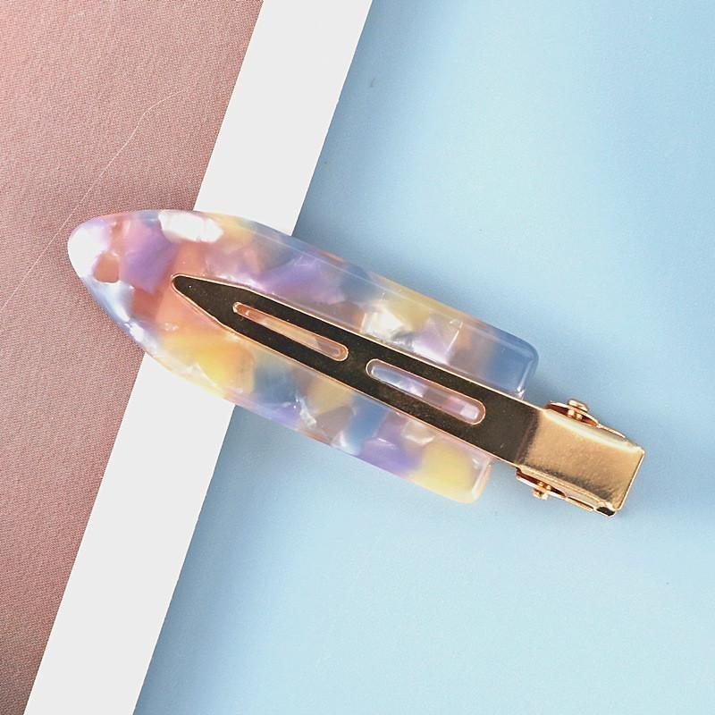 2/3/4/6 pezzi fermagli per capelli in acetato per trucco coreano moda oro bianco glitter per capelli copricapo ragazze donne accessori per capelli