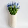 Grape Hyacinths Artificial Flower Bouquet Small Artificial Blue Hyacinth Decoration Bridal Wedding Bouquet Floral Arrangement