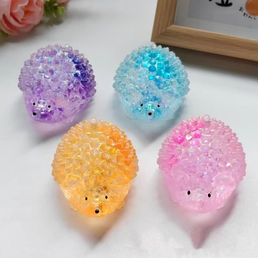 Colorful Maltose Animal Decompression Toy Gold Powder Kneading Tpr Rabbit Pinch Toy Hedgehog Ball Slow Rebound