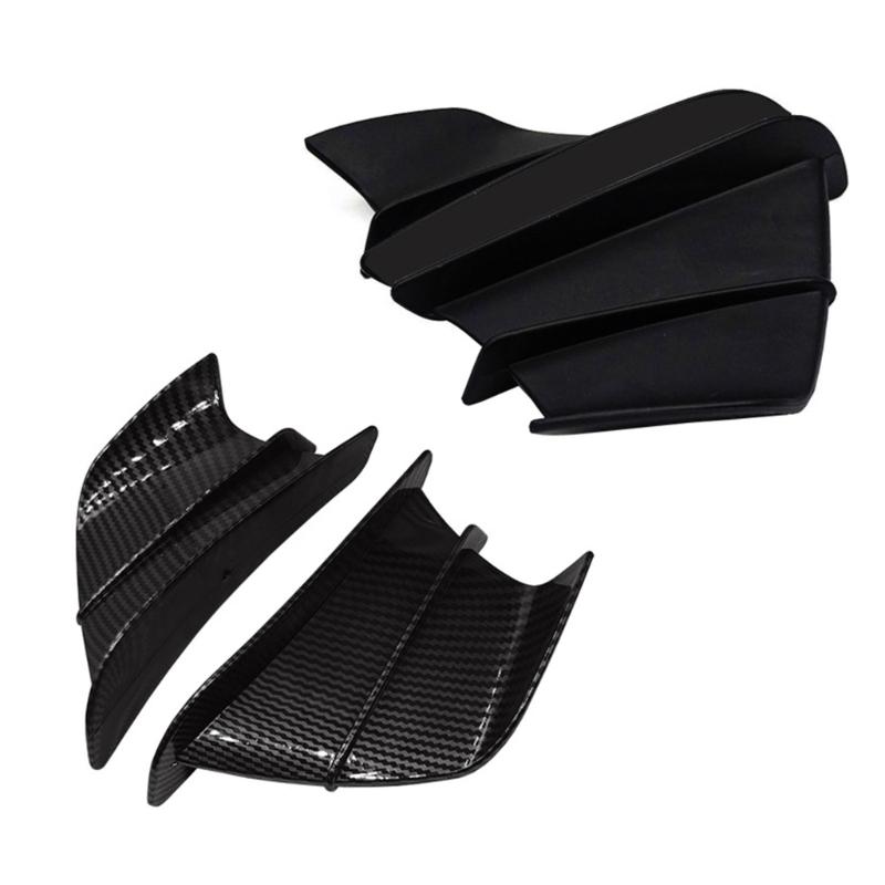 ABS Motorcycle Side Wind Winglets for Competitive Bikes High Speed Stability Improved Ride Comfort on Various Terrains