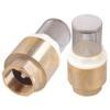 Brass Check Valves with Mesh Strainer Filter 3/4inch Internal Thread Foot Valves Water Pump Bottom Valves Easy To Use