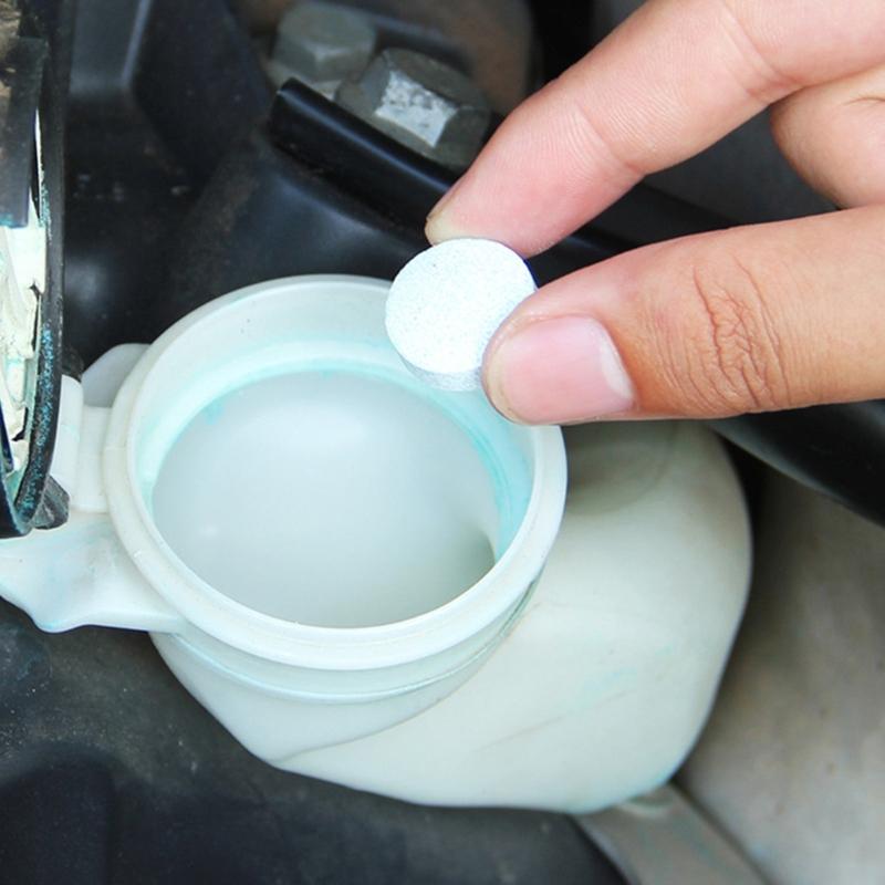 Powerful Windshield Cleaning Tablets Long Lasting Auto Glass Washer Winter Windshield Washer Antifreeze for Clear View