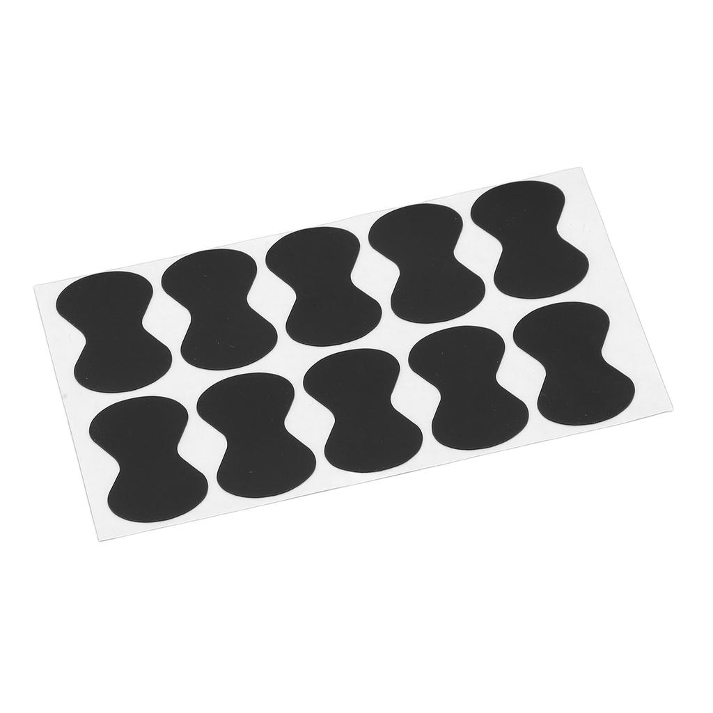 Pick Non Slip Sticker Silicone Guitar Picks Grips with Adhesive Musical Instrument Accessories Black