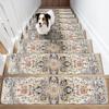 Wooden Steps Anti-Slip Mat Rubber Safety Mat Wear-Resistant Soft Indoor Carpet Children Elderly Use Stair Tread Mat
