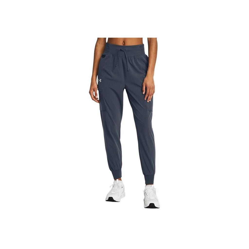 Under Armour Comfortable Lace-Up Sports Trousers Women Bottoms Grey 1383359-044