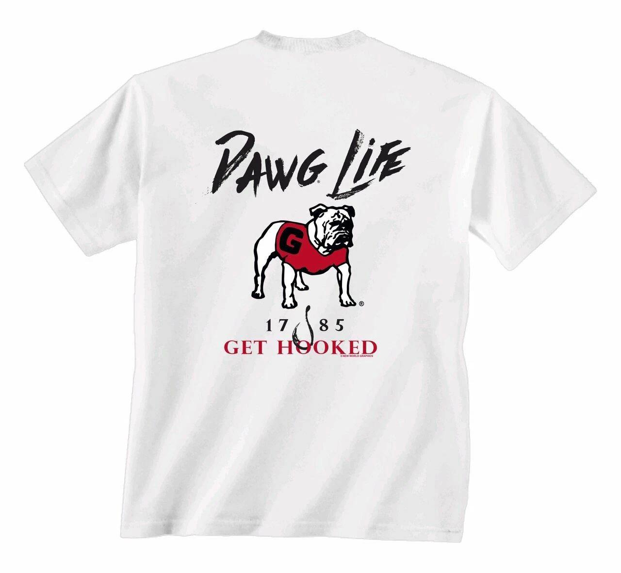 New World Graphics Uga Get Hooked Short Sleeve T-Shirt XL